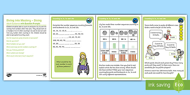 👉 Year 2 DIM: Step 15 Count in 2s, 5s, and 10s Activity Cards