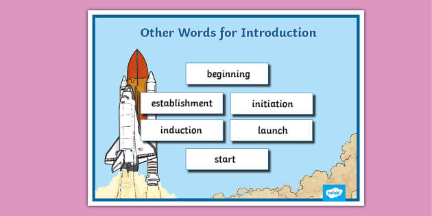 Other Words for Introduction Word Mat (teacher made)