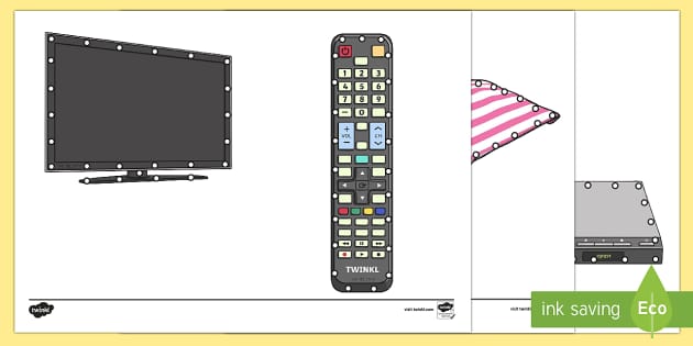 Television Threading Cut-Outs (Hecho por educadores)