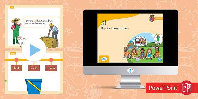 Grade 2 Phonics: ai PowerPoint Presentation (teacher made)