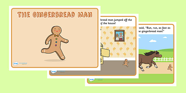 The Gingerbread Man Story Book Pdf Primary Resource