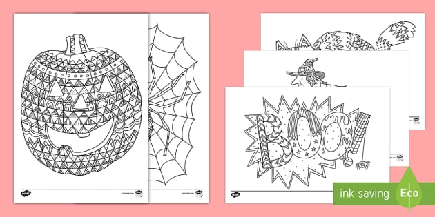 Halloween Tracing and Coloring Book for Kids Ages 3-5 6-8 