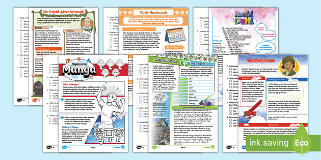 LKS2 September Differentiated Reading Comprehension Activity Pack