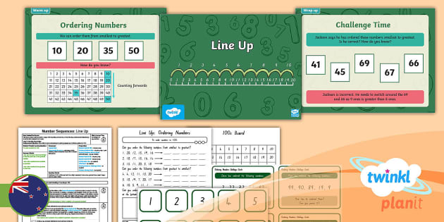 Level 1 Number Sequences: Ordering Numbers to 100 Lesson 1