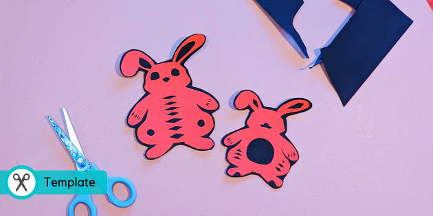 Paper Cut Rabbit Decorations | Year of the Rabbit Crafts