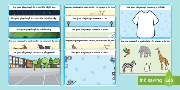 STEM: Modelling Dough Mats (Teacher-Made) - Twinkl