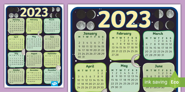 phases of the moon calendar