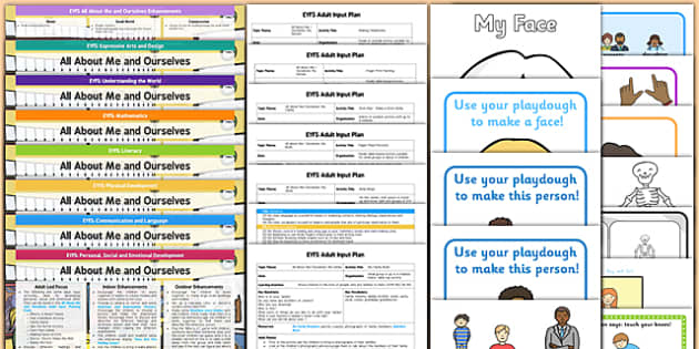 EYFS All About Me And Ourselves Lesson Plan Enhancement 