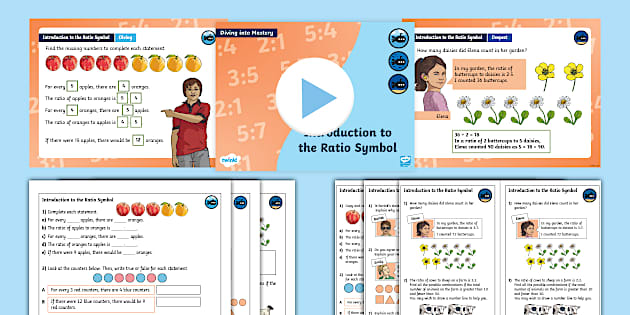 👉 White Rose Maths Compatible Y6 Introducing the Ratio Symbol