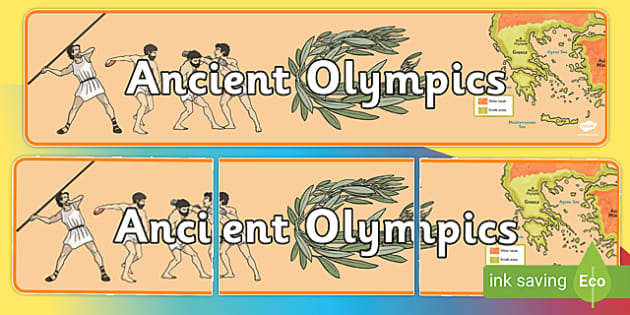 T T 2948 Ancient Olympics Display Banner Ver 3 