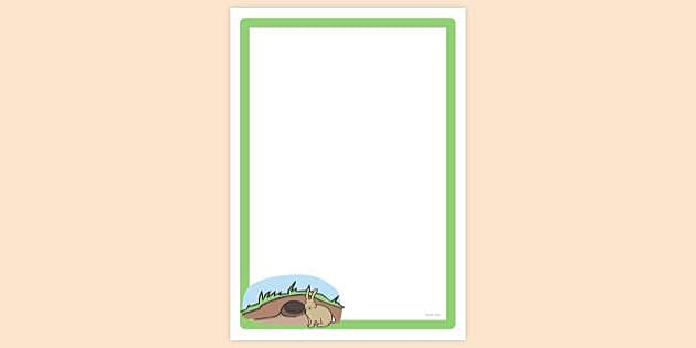 Simple Blank Rabbit Warren Page Border | Twinkl - Twinkl