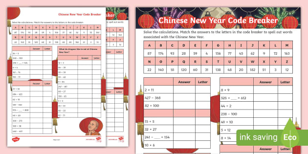 chinese new year ks2 maths