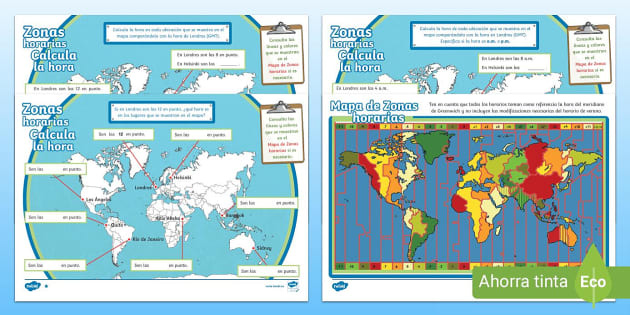 hoja de trabajo del mapa mundial de longitud y latitud