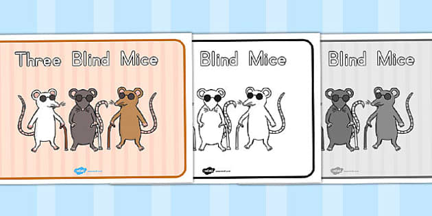 Three Blind Mice Story Sequencing (teacher made) - Twinkl