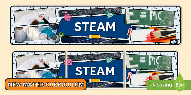 STEAM Banner (Hecho por educadores) - Twinkl