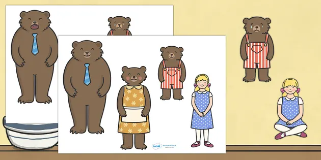 Goldilocks and the Three Bears Images (teacher made)