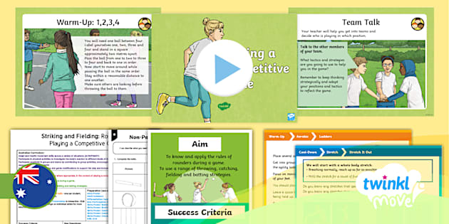 Move PE Striking and Fielding L6: Playing a Competitive Game