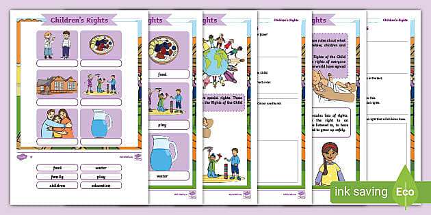 Let’s Learn About Children’s Rights Differentiated Reading Comprehension