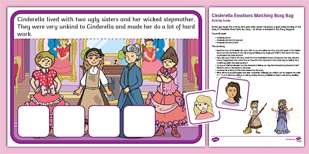 Cinderella Emotions Busy Bag Resource Pack for Parents