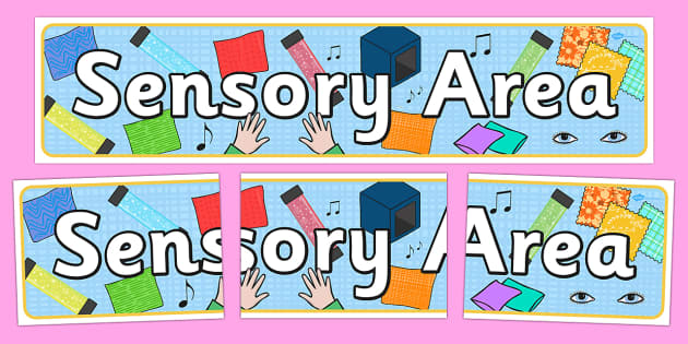 Sensory Area Display Banner -displays, banners, posters, poster