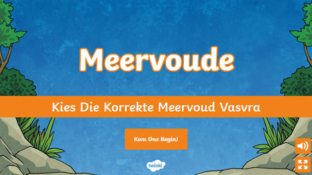 Interaktiewe Speletjie - Meervoude Vasvra