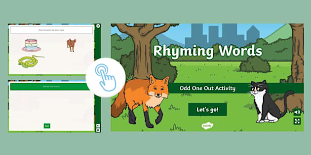 Odd One Out Rhyming Game | Odd One Out Rhyming Words