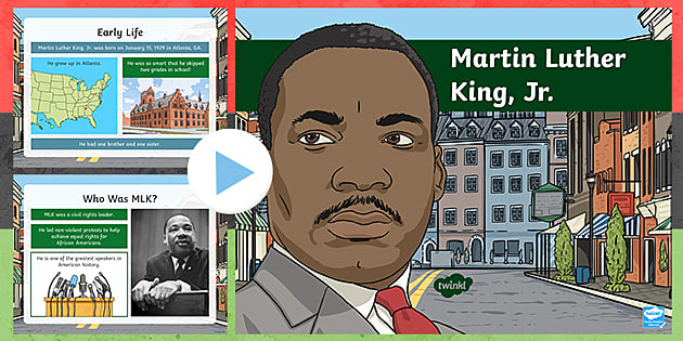 Martin Luther King Jr Powerpoint Resource Twinkl