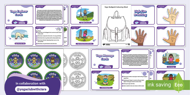 Yoga Explorer Activity Pack | Early Years Ireland | Twinkl