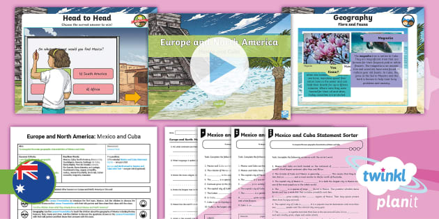 Year 5 HASS Geography Europe and North America Lesson 7