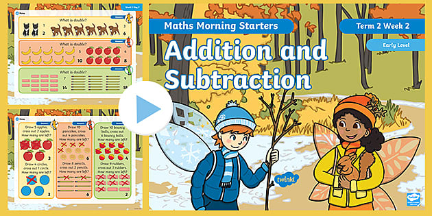 Maths Morning Starters Early Level Term 2 Week 2 PowerPoint