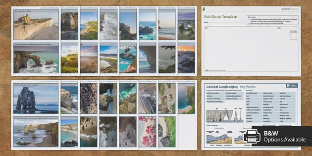 Coastal Landscapes Sketch Activity, Geography