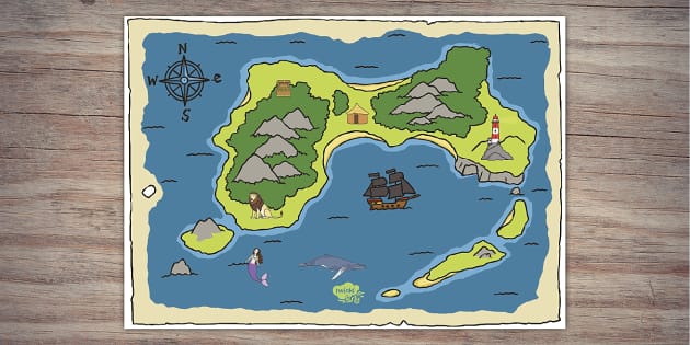 treasure map printable out
