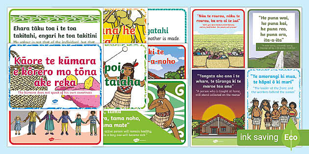 Māori Proverbs Display Posters | Teaching Resources