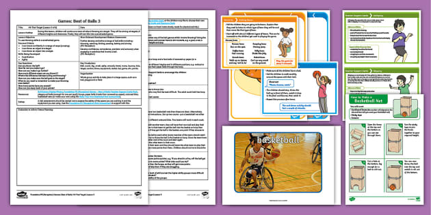 Foundation PE Best of Balls Lesson Pack 3: Hit the Target