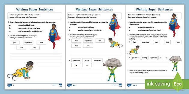 writing-super-sentences-differentiated-worksheet-twinkl