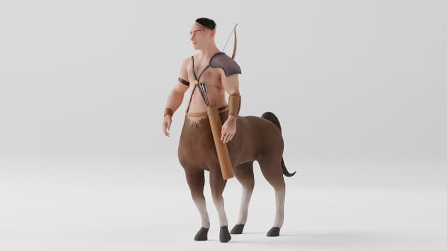 3D Centaur Model: Mythical Creatures in Augmented Reality