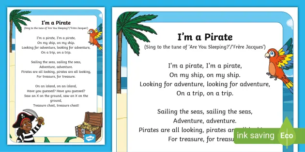 Pirate Signs Printable  Twinkl Party (teacher made)