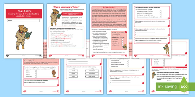 Primary resources * NEW * Year 2 SATs Survival: Vocabulary Victor Reading Revision & Practice