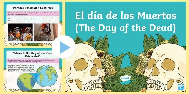 Mexican Day Of The Dead Information Powerpoint