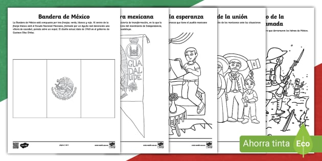 Dibujos de la bandera de México (teacher made) - Twinkl dibujos-de-banderas-de-am-rica-para-colorear-pintar-e-imprimir