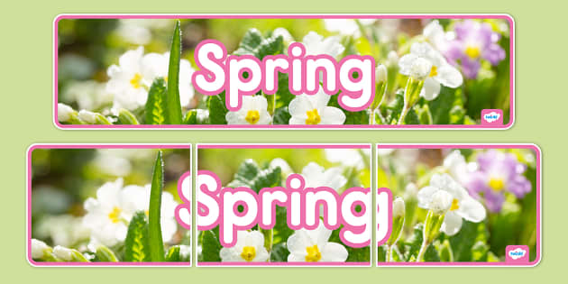spring facebook banner