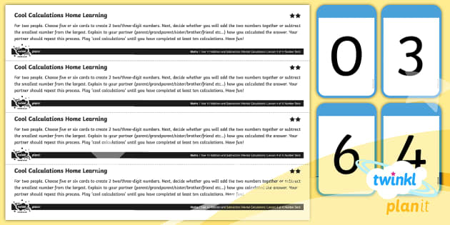 PlanIt Maths Y4 Addition And Subtraction Cool Calculations Home 