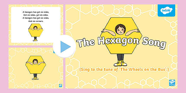 The Hexagon Song PowerPoint (teacher made) - Twinkl