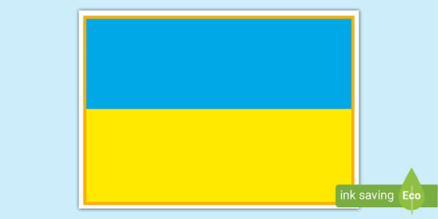 Poster Bandiera dell'Ucraina da Stampare