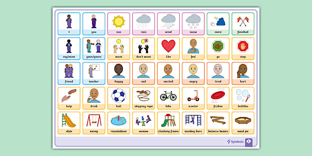 Twinkl Symbols: Playground Communication Board - Twinkl