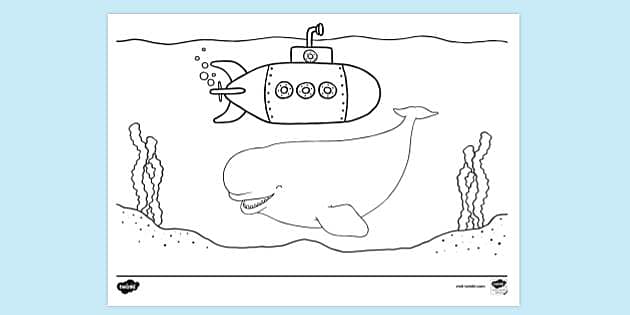 Funny Cartoon Childrens Coloring Whale With Fish In The Sea Under The Water  Among The Bubbles Scandinavian Style Childrens Drawing Folk Art Stock  Illustration - Download Image Now - iStock