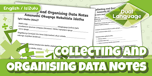 Grade 4 Maths - Term 1 - Collecting and Organising Data – Notes: An ...