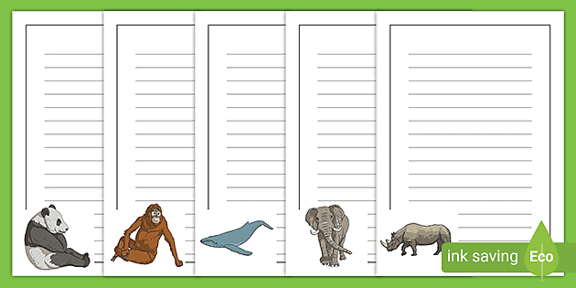 Endangered Species Page Border Pack (teacher made) - Twinkl