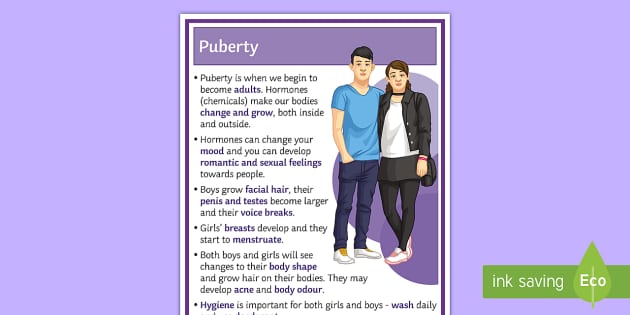 Humanities Display (PSHE): Puberty A4 Display Poster