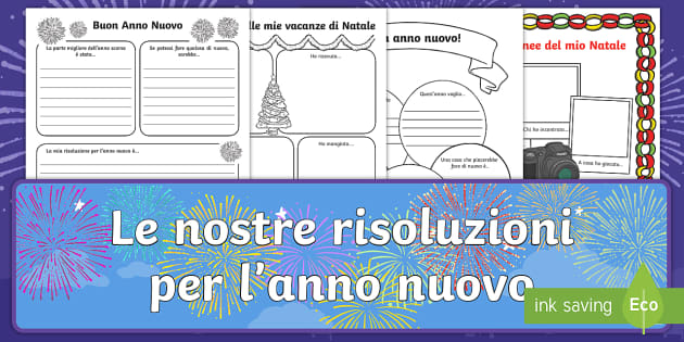 Le Risoluzioni Per L Anno Nuovo Pacco Attivita